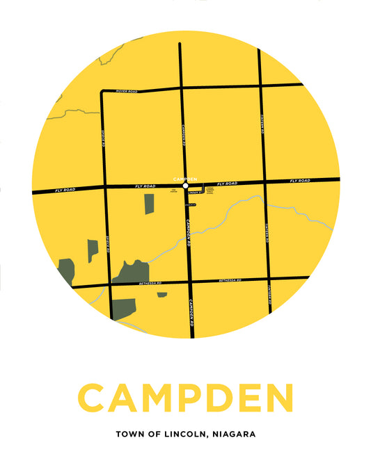 Campden Map Print