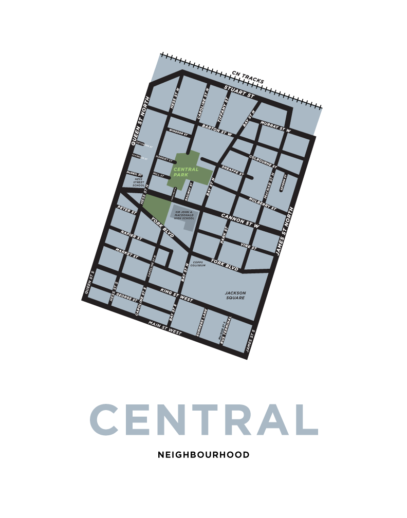 Central Neighbourhood Map