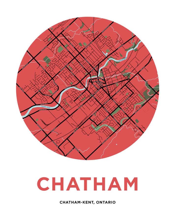 Chatham Map Print – Jelly Brothers