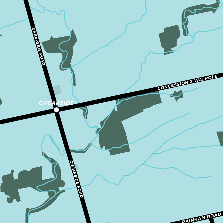 Cheapside Map Print