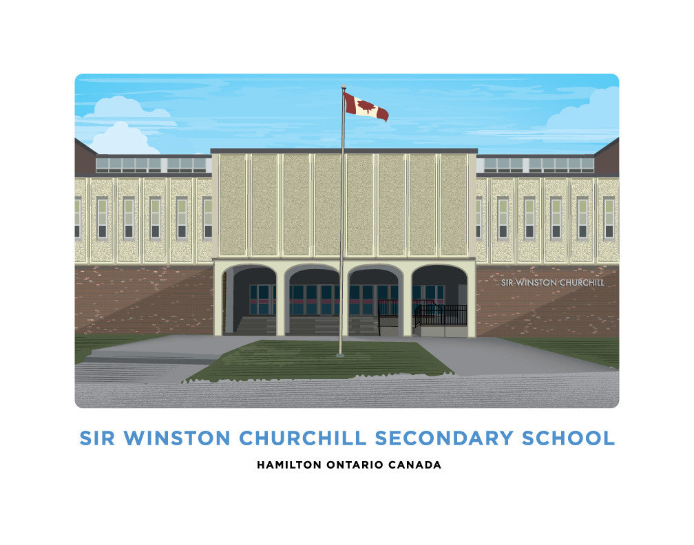 Sir Winston Churchill Secondary School Print