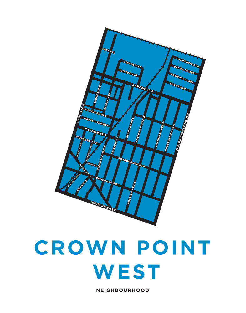Crown Point West Neighbourhood Map