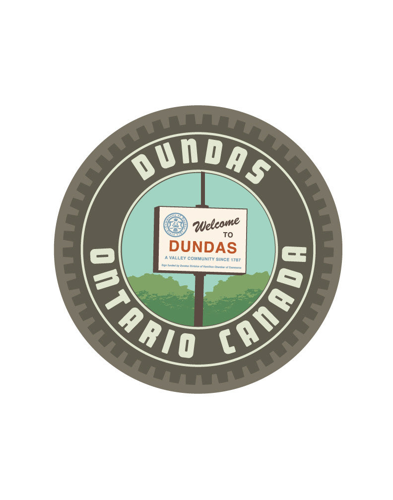 Dundas Crest: Welcome Sign Print