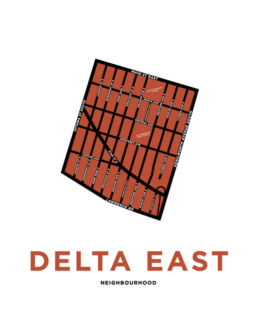 Delta East Neighbourhood Map