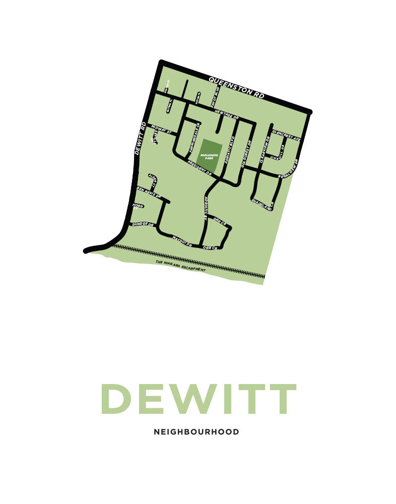 Dewitt Neighbourhood Map