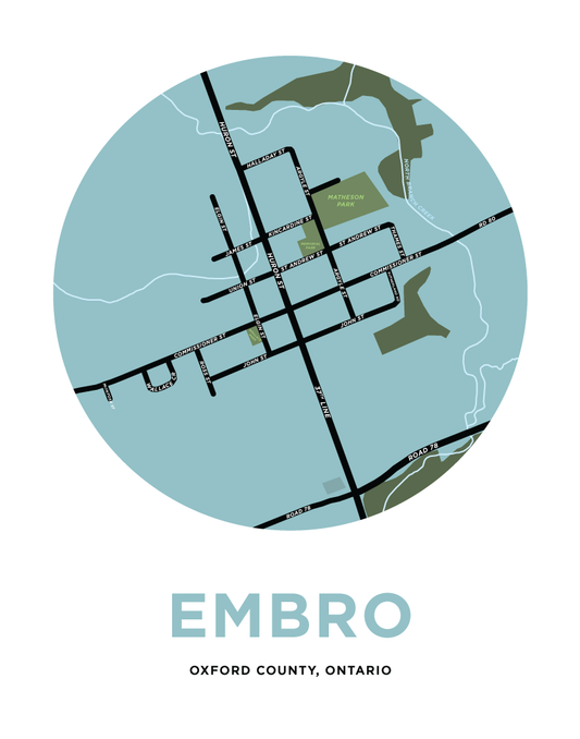 Embro Map Print