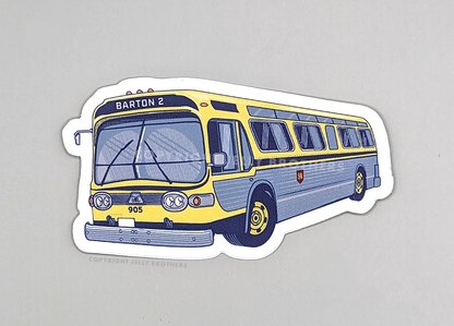 Hamilton "Fishbowl" Bus Sticker