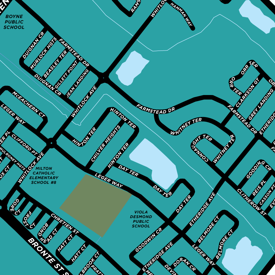 Ford Neighbourhood Map Print