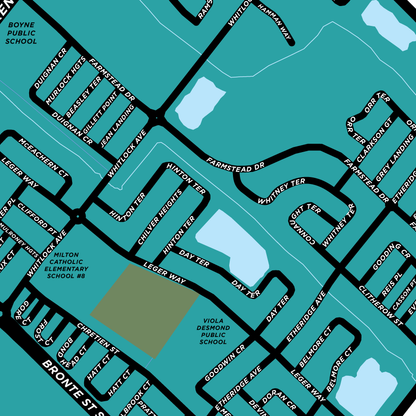 Ford Neighbourhood Map Print