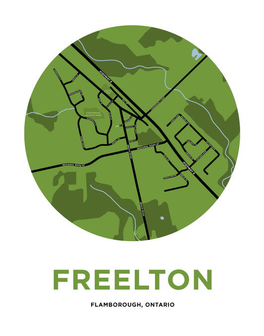 Freelton Map