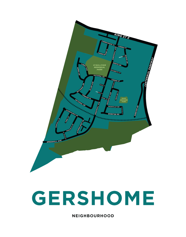 Gershome Neighbourhood Map