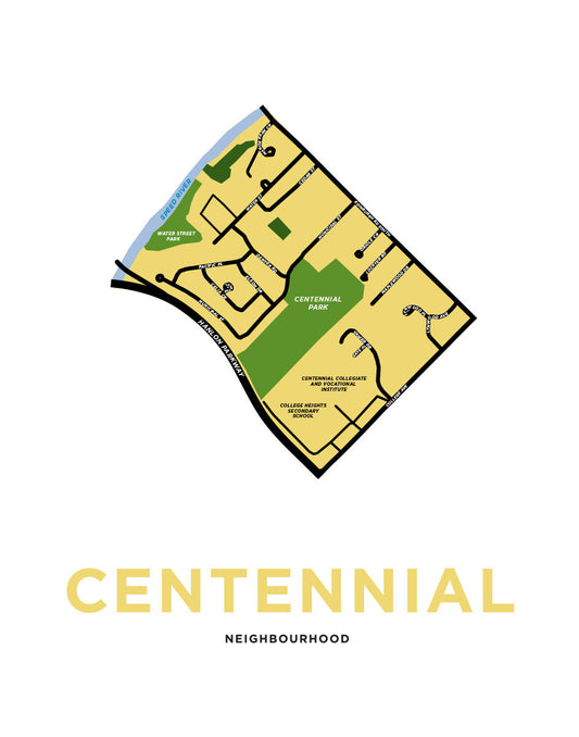 Centennial Neighbourhood Map
