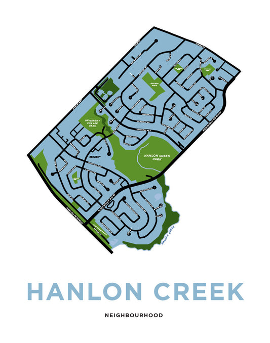 Hanlon Creek Neighbourhood Map