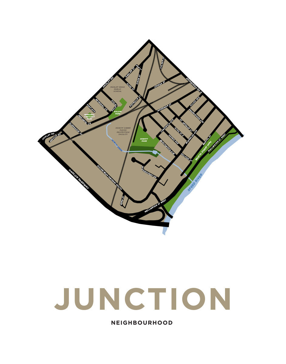 Junction Toronto Map Junction Neighbourhood Map – Jelly Brothers