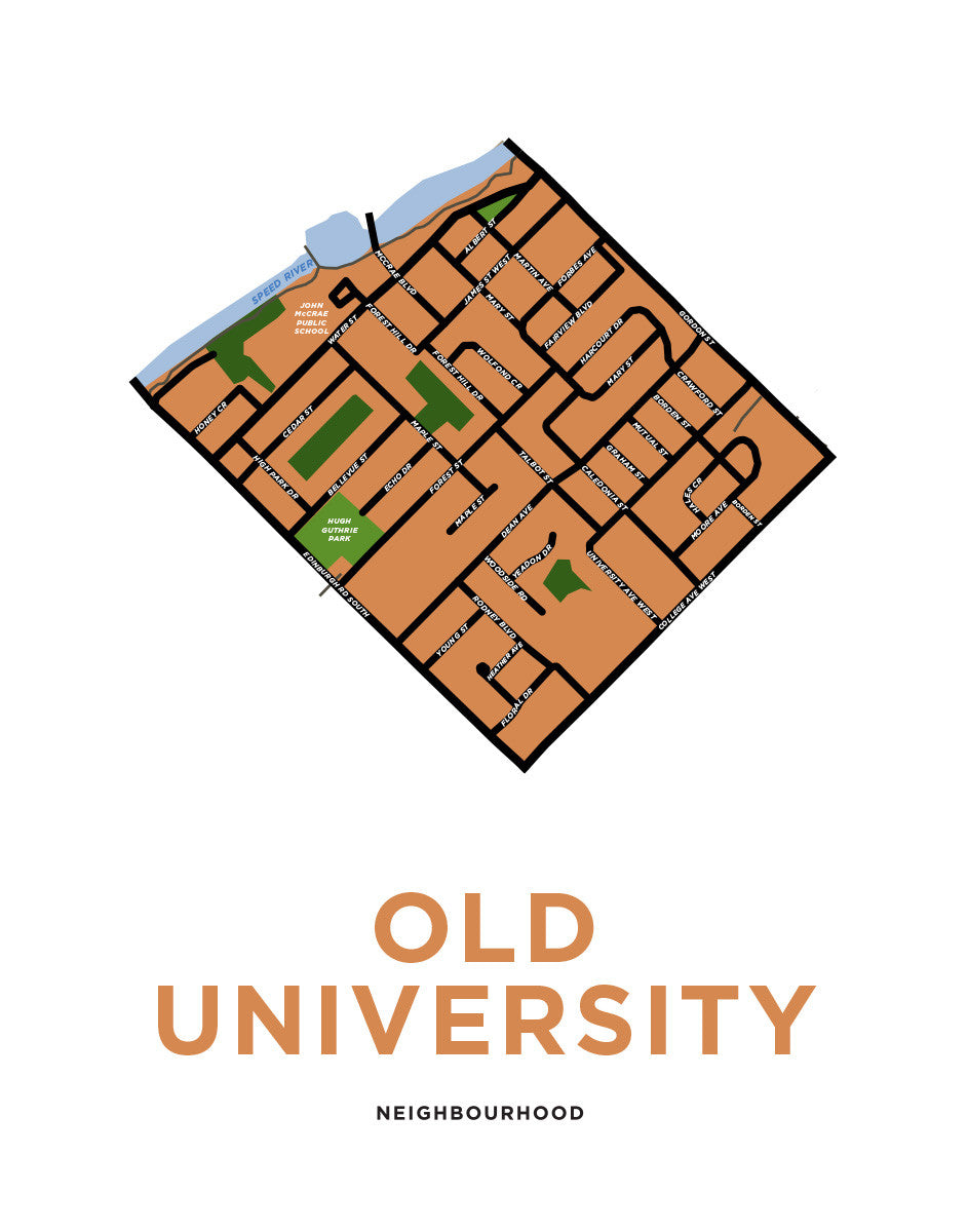 Old University Neighbourhood Map