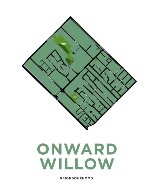 Onward Willow Neighbourhood Map