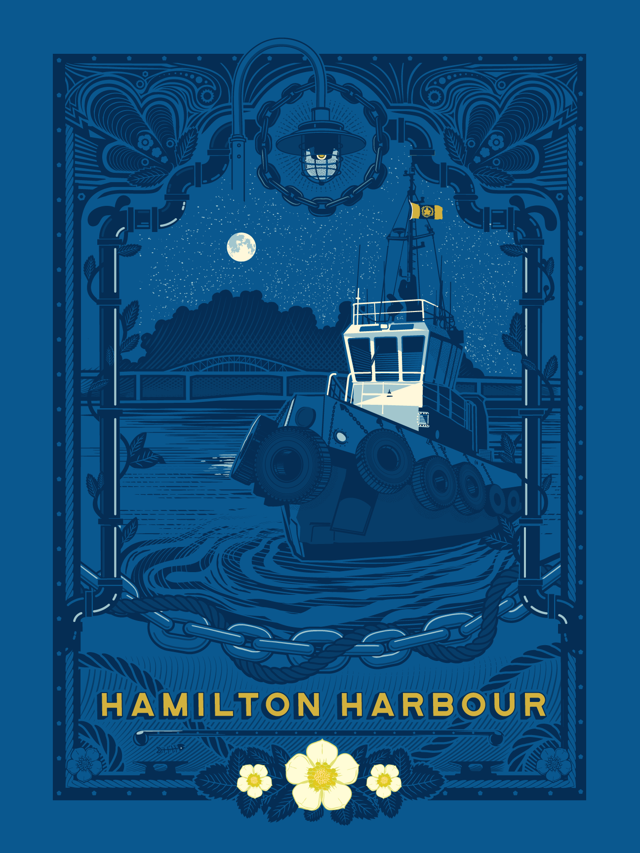 Hamilton Harbour Digital Print