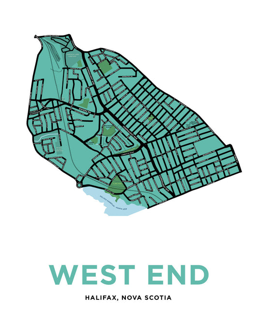 Halifax - West End Neighbourhood Map
