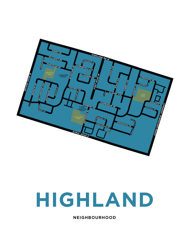 Highland Neighbourhood Map