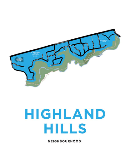 Highland Hills Neighbourhood Map