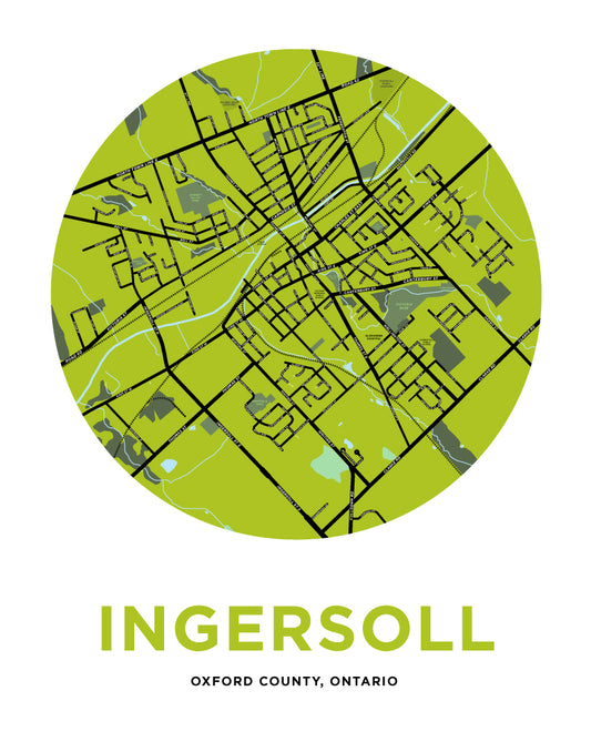 Ingersoll Map Print