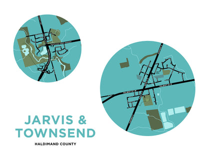 Jarvis & Townsend Map Print