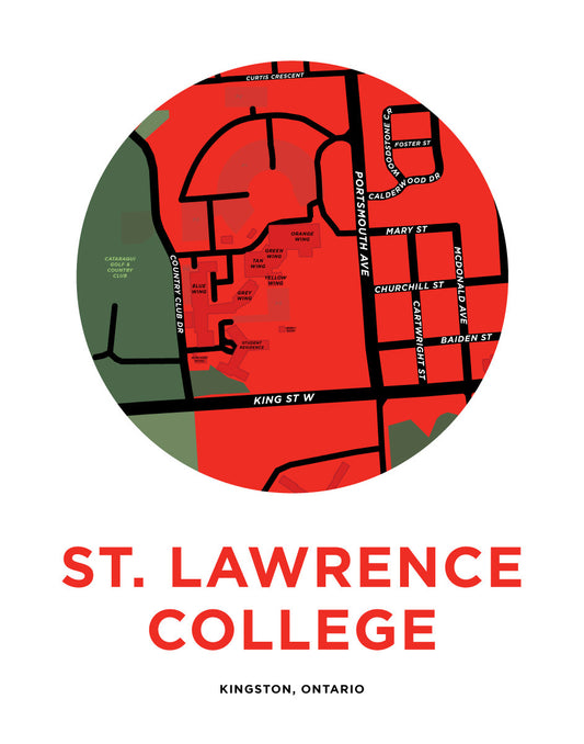St. Lawrence College Campus Map