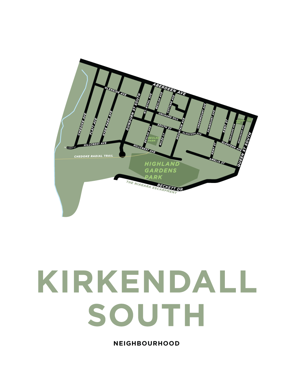 Kirkendall South Neighbourhood Map