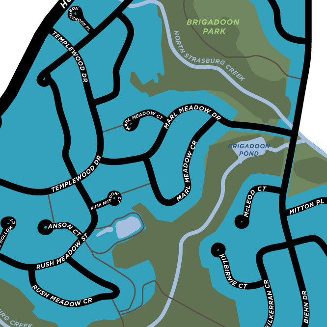 Brigadoon Neighbourhood Map (Kitchener)