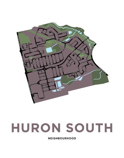 Huron South Neighbourhood Map