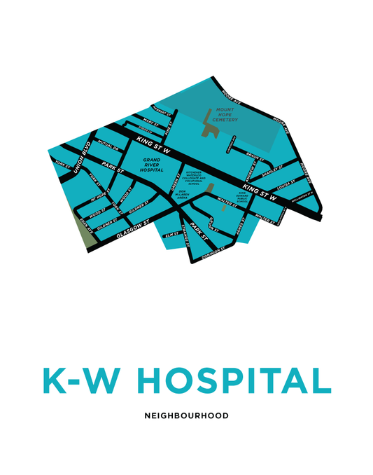 KW Hospital Map Print