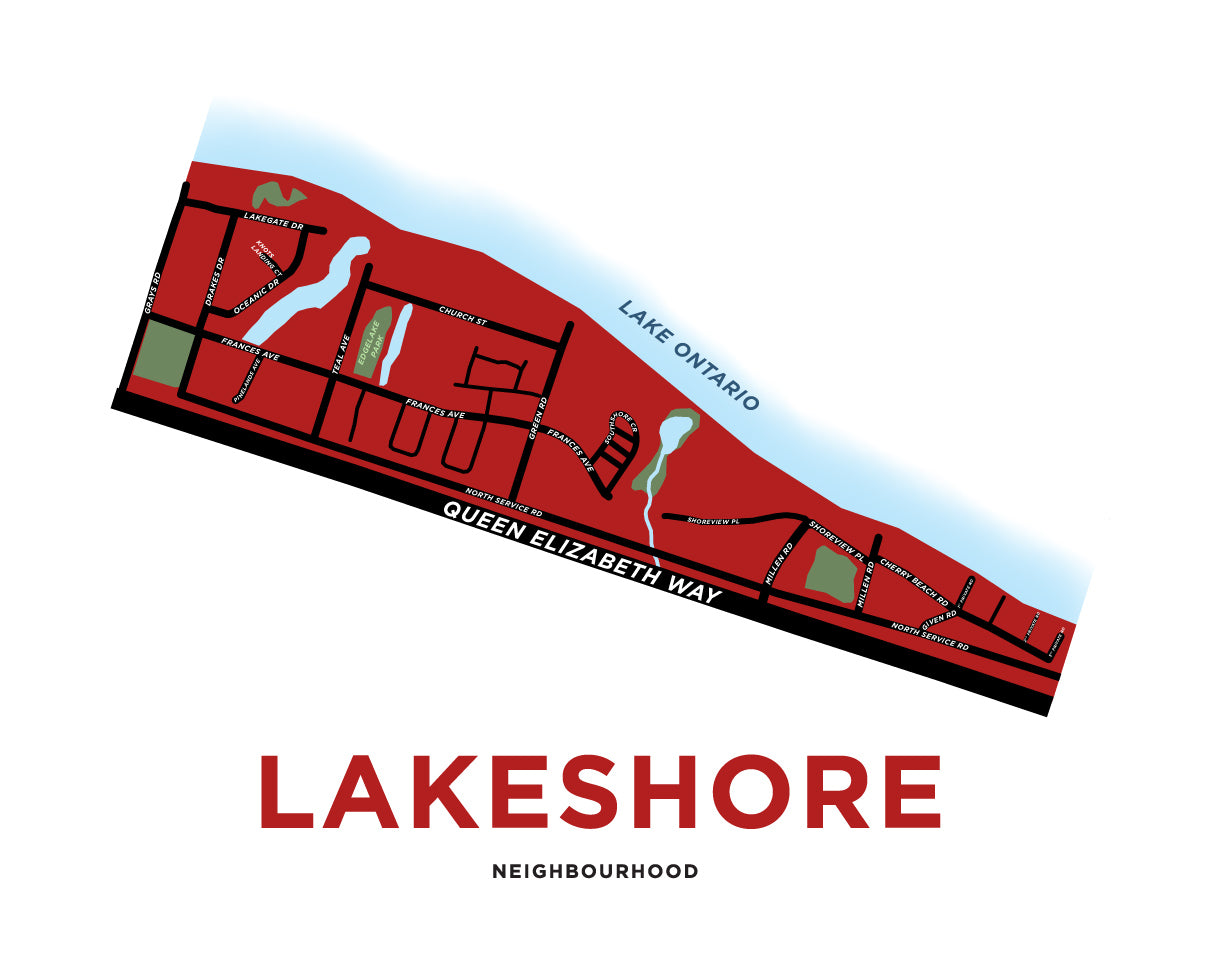 Lakeshore Neighbourhood Map