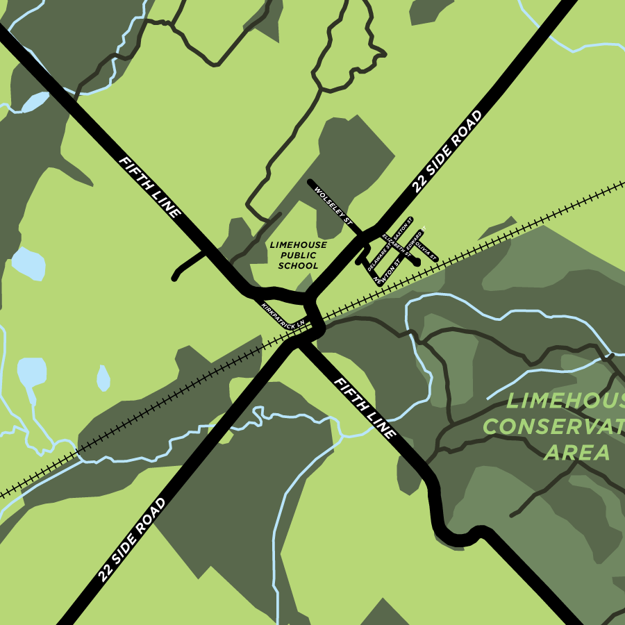 Limehouse Map Print