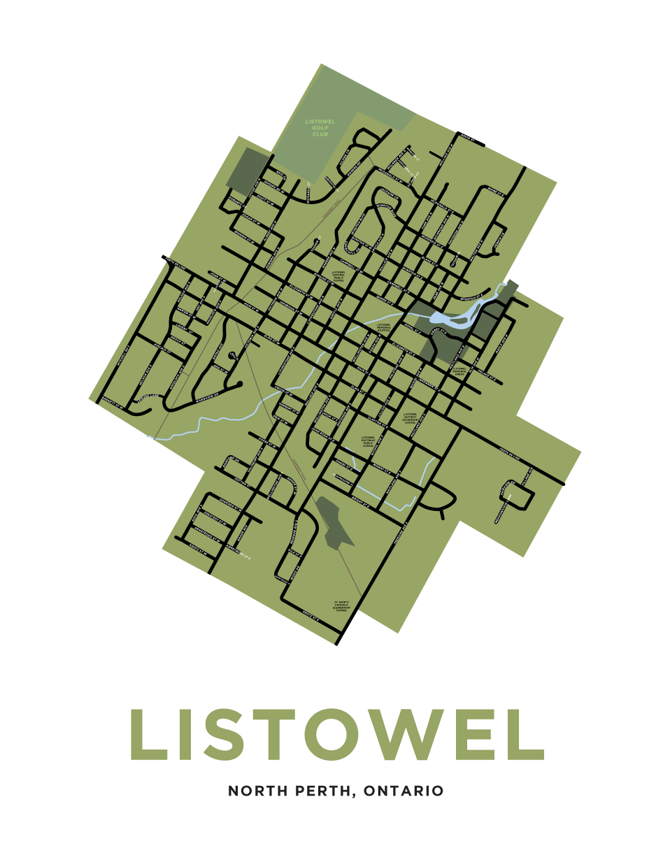 Listowel Map Print