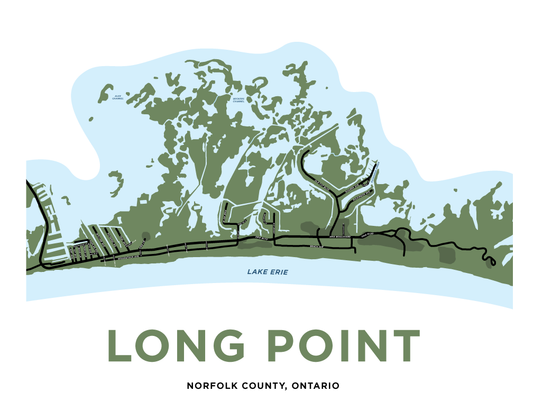 Long Point Map Print - Residential