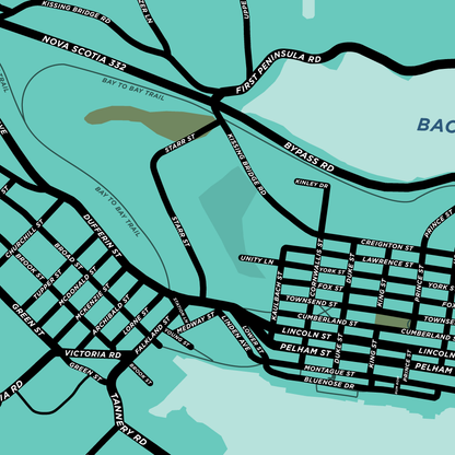 Lunenburg Map Print