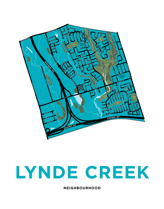 Lynde Creek Neighbourhood Map