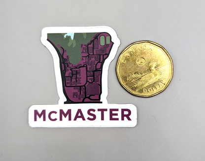McMaster Map Sticker