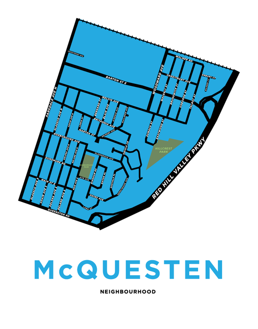 McQuesten Neighbourhood Map