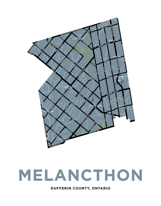 Melancthon Map Print