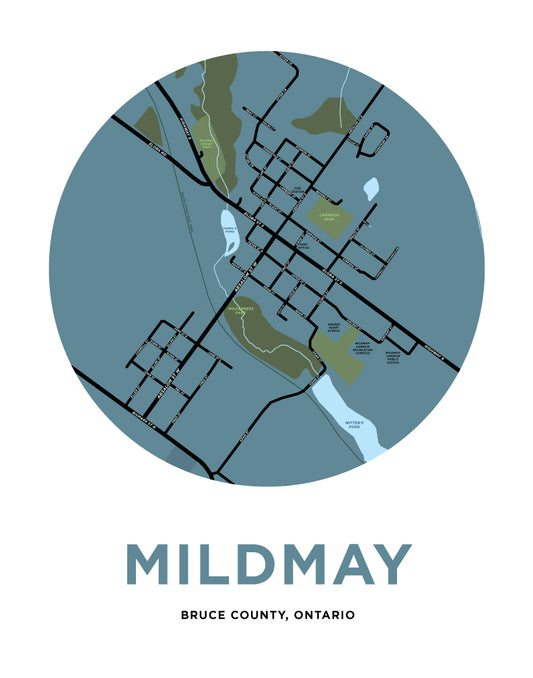 Mildmay Map Print