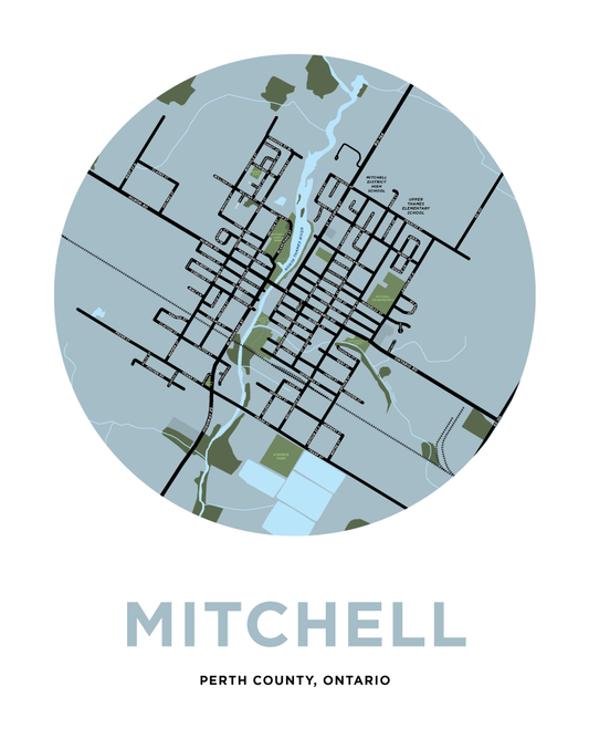 Mitchell Map Print
