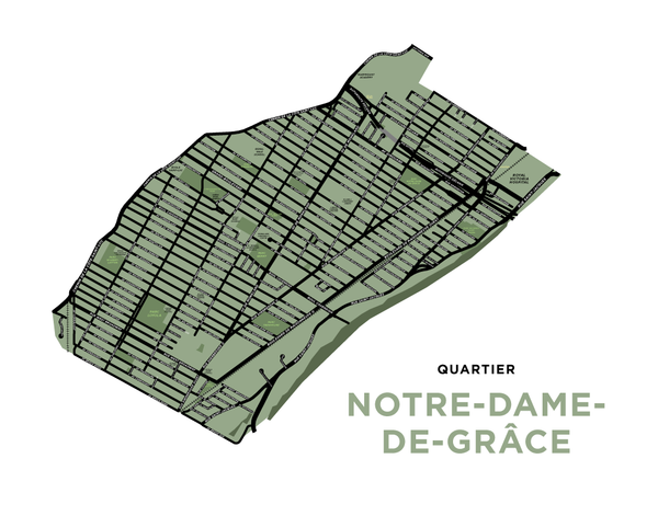 Notre-Dame-De-Grâce Neighbourhood Map – Jelly Brothers