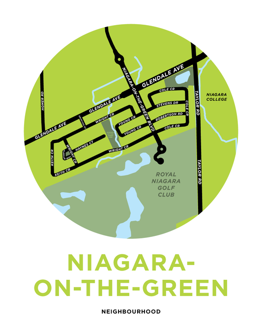 Niagara-On-The-Green Map Print