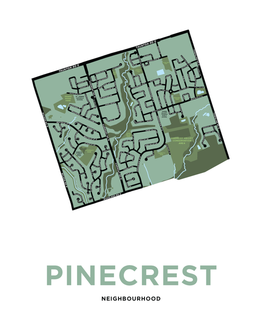 Pinecrest Neighbourhood Map