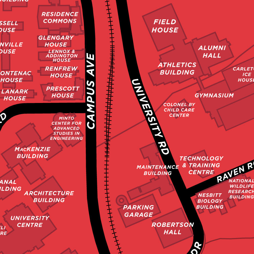 Carleton University Map Print – Jelly Brothers