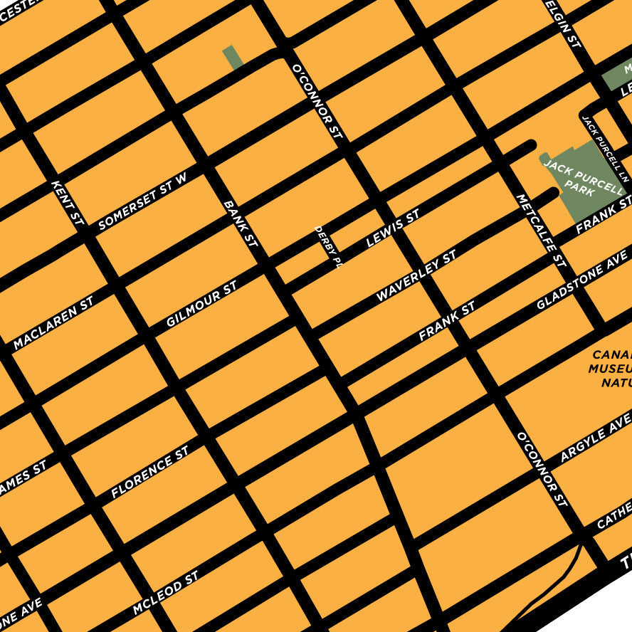 Centretown Map Print