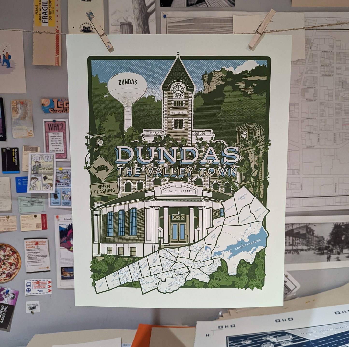 Dundas Collage Digital Print