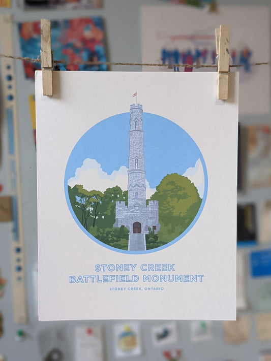 Battlefield Monument Print