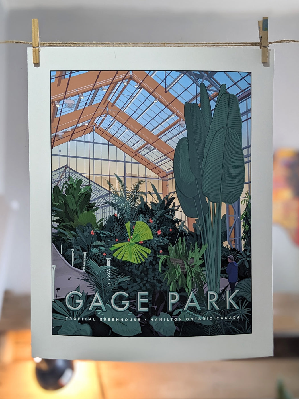 Gage Park Tropical Greenhouse Print